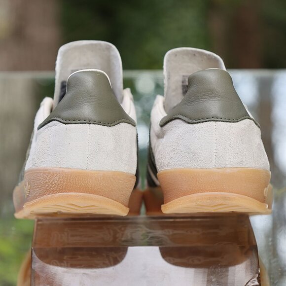 Adidas Gazelle Indoor White Olive Strata - Picture 10 of 15